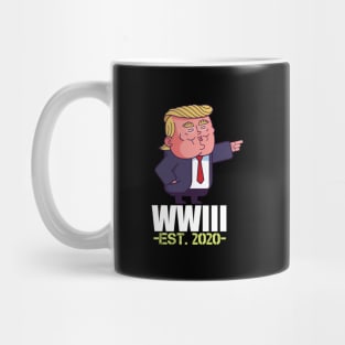 WW3 est. 2020 by Trump Sarcastic USA Mug